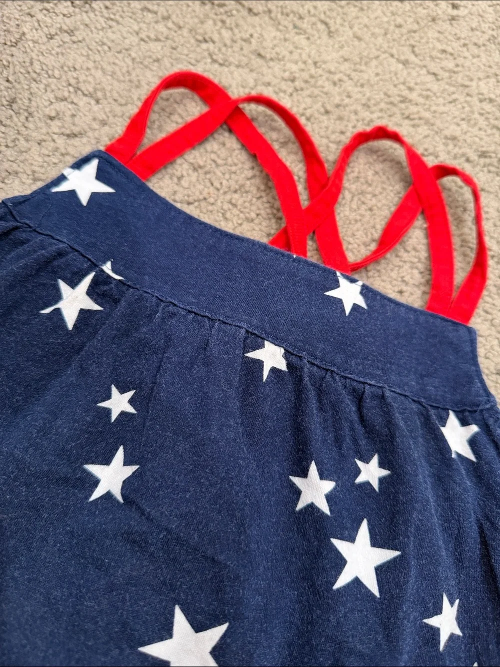 Patriotic Star Shorts Set